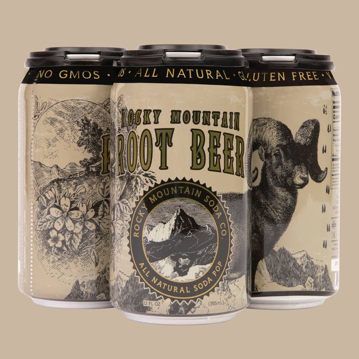 Rocky Mountain Soda - Wholesale Soda/Carbonated Drink - Rocky Mountain Root Beer Soda Pop Cans