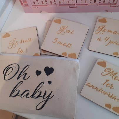 Pack of 20 stage cards for wholesale by Ze Déco Perso