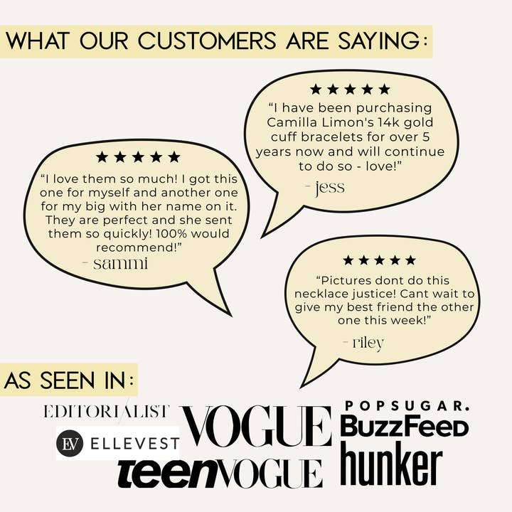 Camilla Limón – Großhandel Manschettenarmband – 18K Mantra-Armband | Ohana-Zitat | Graviertes Wortarmband6