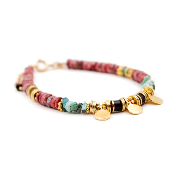 Heishi armbånd medaljoner - ELSA for engroshandel hos L'Atelier des Dames