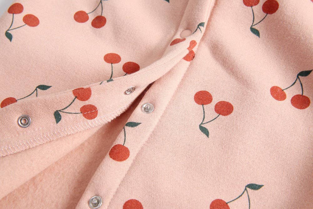 MyKids-USA® - Vendita all'ingrosso Tutina - Neonati - Pagliaccetto monopetto da bambina con stampa di ciliegie15
