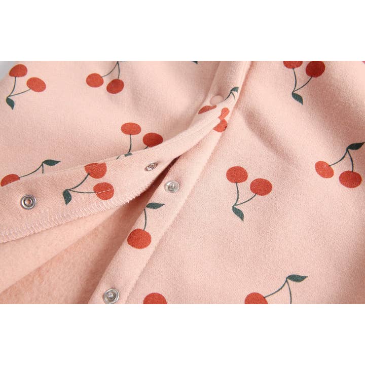 MyKids-USA® - Vendita all'ingrosso Tutina - Neonati - Pagliaccetto monopetto da bambina con stampa di ciliegie15
