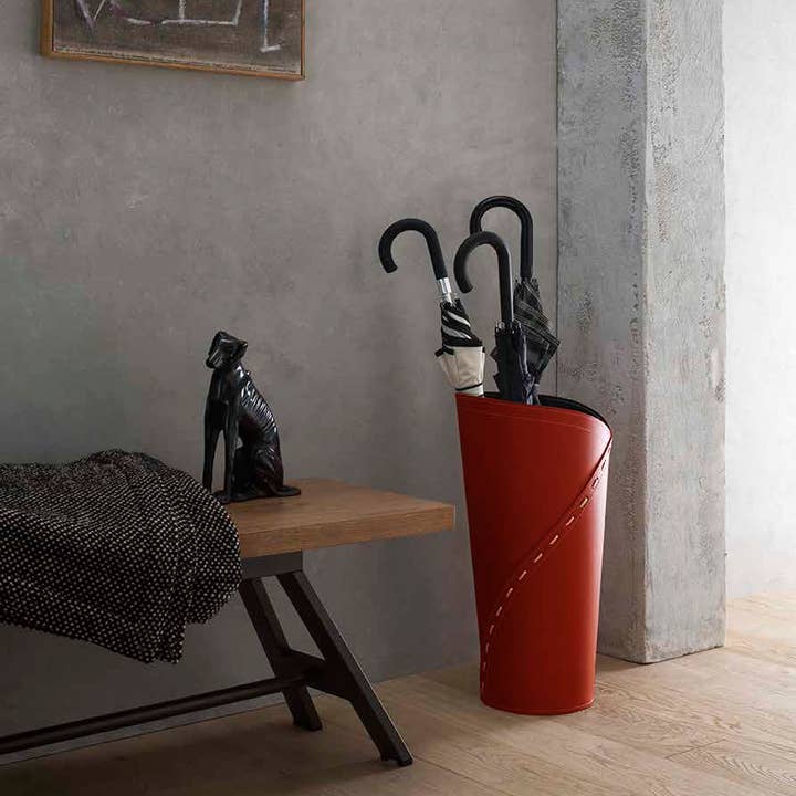 LIMAC Design - Wholesale Umbrella Stand - KATRINA leather umbrella stand