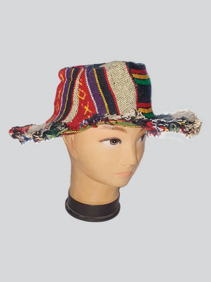Wide-Brim Hat (HAT-81) for wholesale by Kathmandu Imports