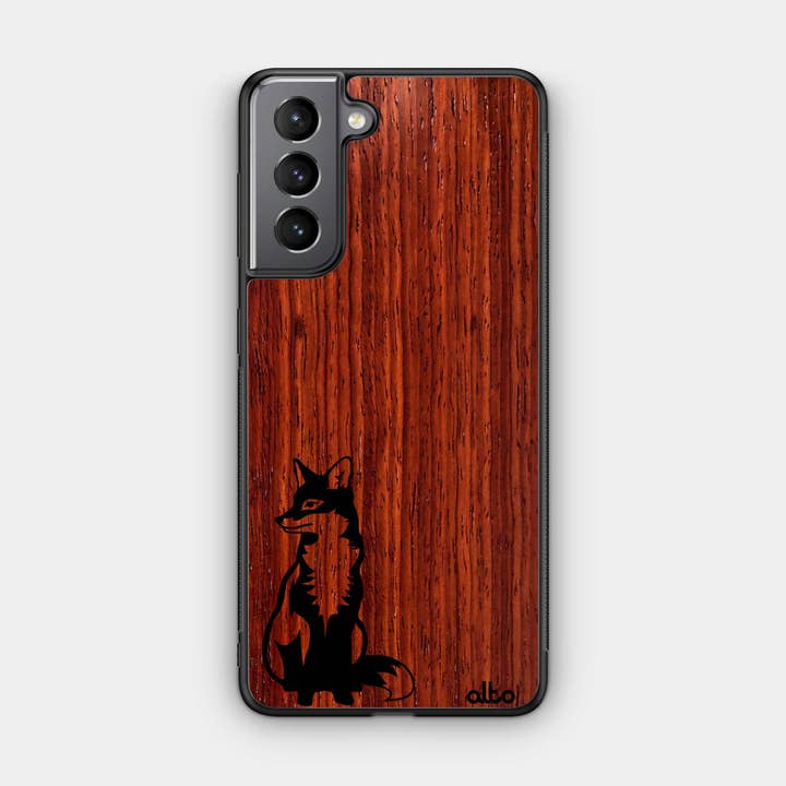 Padauk Wood | Protective Samsung Phone Case - Wild Fox for wholesale by Alto Collective