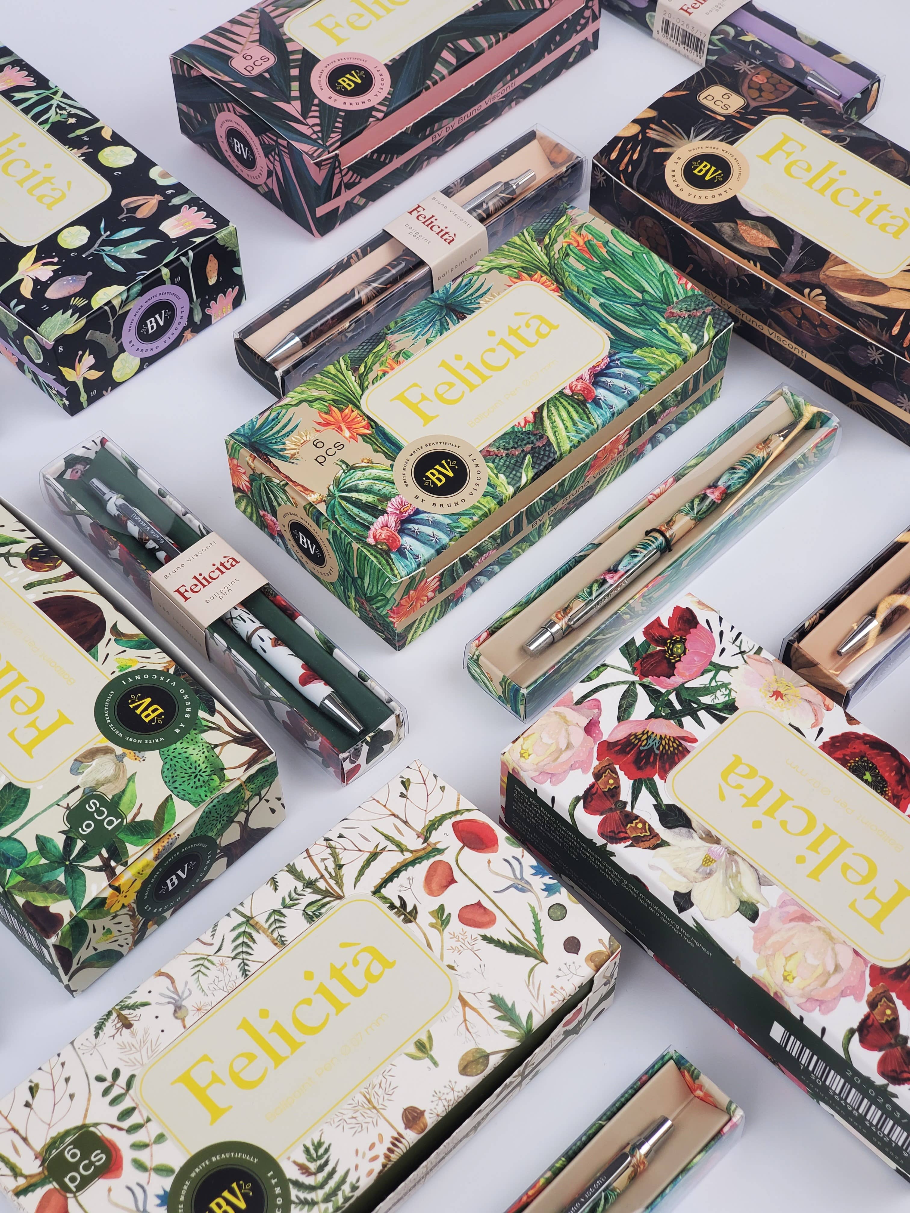 BV by Bruno Visconti - Vente Stylos - Stylo à bille Felicita Night Flowers11