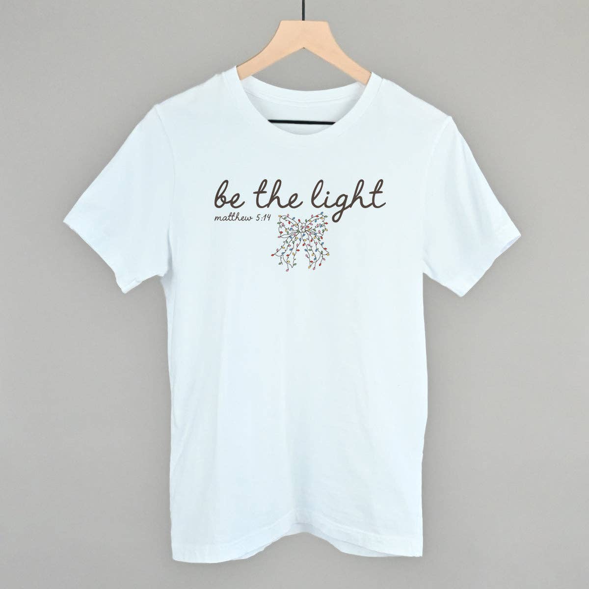 Ivy + Cloth - Wholesale Screen Printed T-Shirt - Women's - Be The Light Bow1