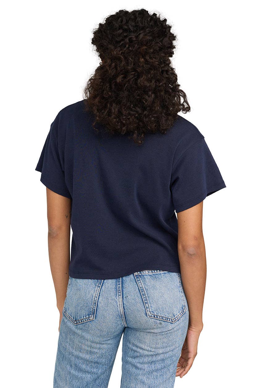 US Blanks - Wholesale T-Shirt - Women's - Baby Rib Crop Tee - 100% Organic Cotton 1x1 rib, 5.7 oz14