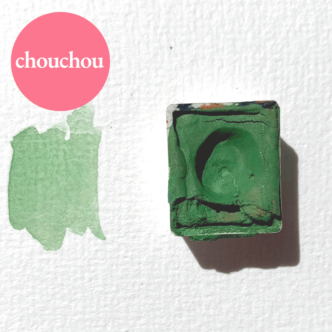 LA NOUVELLE VAGUE COULEURS - Wholesale Watercolor Paint - Handmade watercolor - Matcha green0