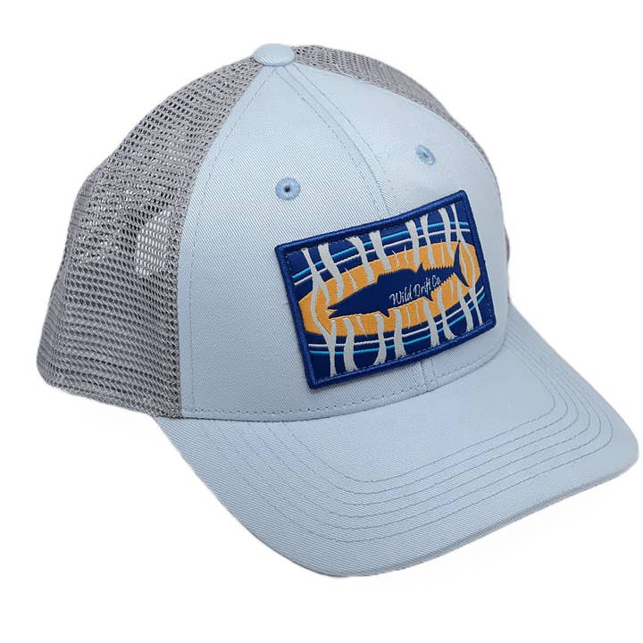 Blue Wahoo Hat for wholesale by Wild Drift Co. (WDC)
