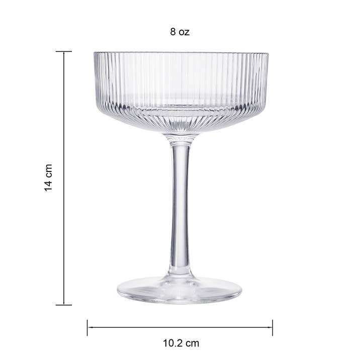 The Wine Savant / Khen Glassware - Wholesale Cocktail/liquor glass - Acrylic Plastic Unbreakable Crystal Coupe Glasses2