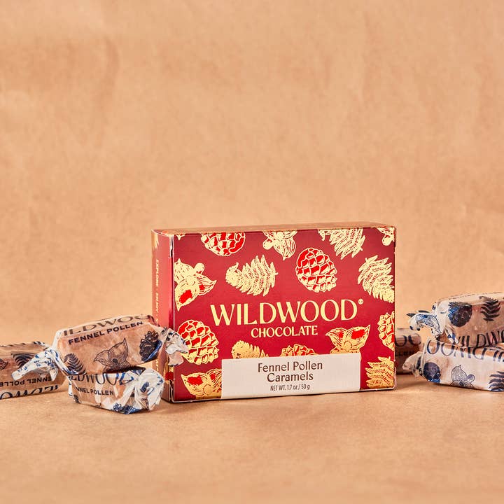 Wildwood Chocolate - Wholesale Caramel - Fennel Pollen Caramel - Small Box Case
