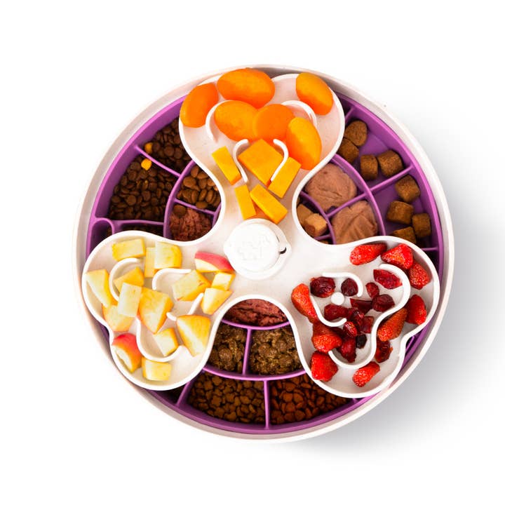 Pet Future llc - Wholesale Pet Bowl - Cat/Dog - Puzzle Feeder Swirl - Slower than a Slow Feeder Dog Bowl4