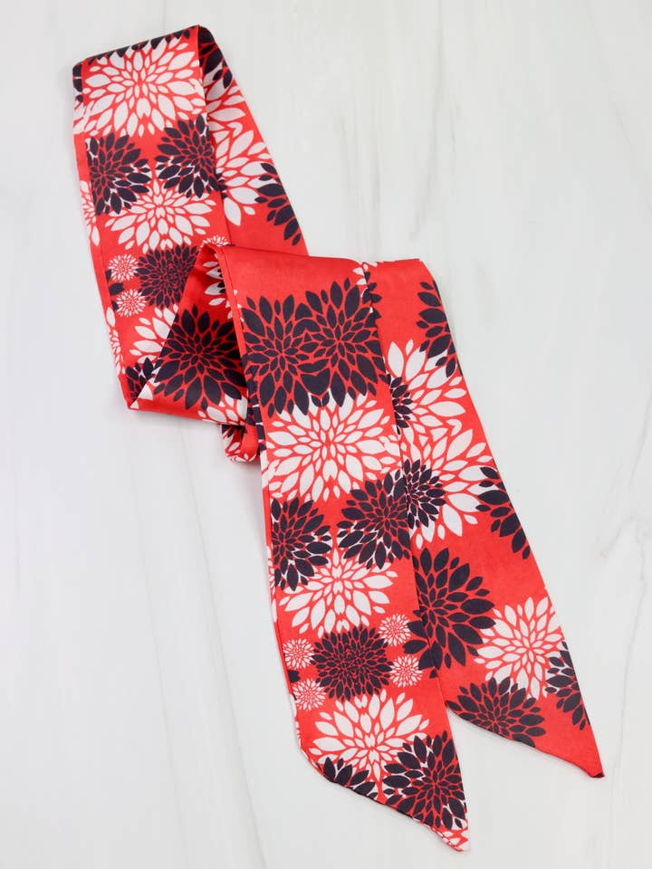 Serafina Scarf Bk Rd Floral for wholesale by Caroline Hill