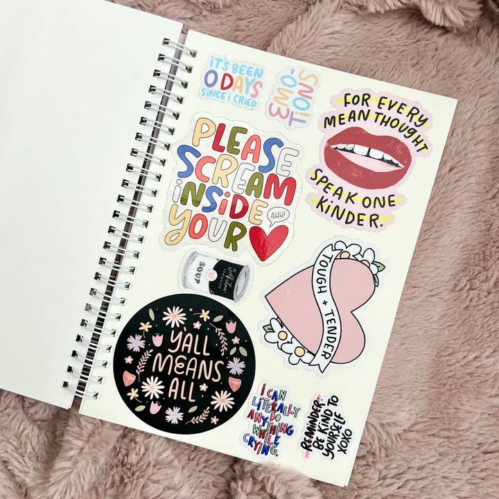 The Crybaby Club – wholesale Sticker – Reusable Sticker Book1