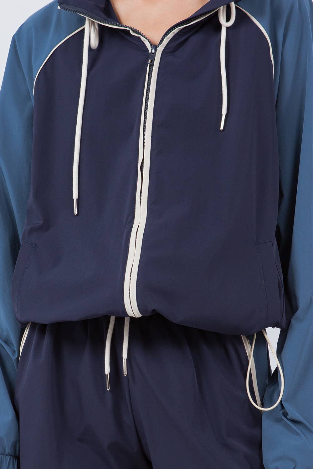 Whiteroom+Cactus - Wholesale Windbreaker - Women's - ZIP UP COLOR BLOCK WINDBREAKER6