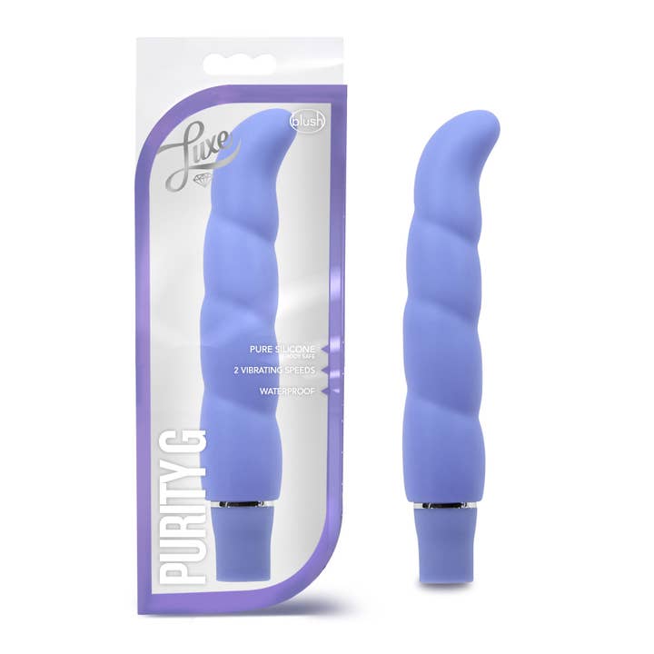 Blush - Wholesale Sex Toy - Luxe - Purity G - Silicone G-Spot Vibrator - 10 Modes