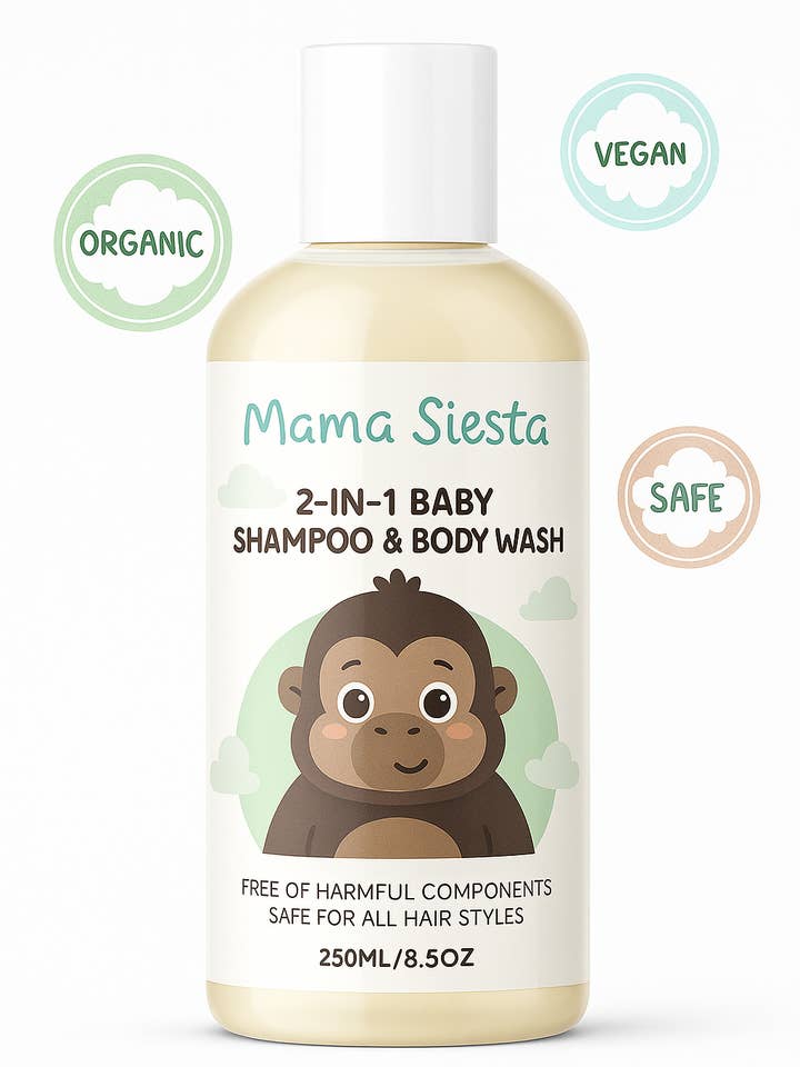 Organic Shampoo & Body Wash for wholesale by Mama Siesta