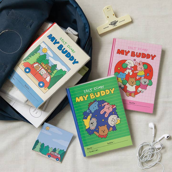 K_Wonderland - Wholesale Journal/Diary - Dailylike 2025 My Buddy Daily Journal, Diary -14Month