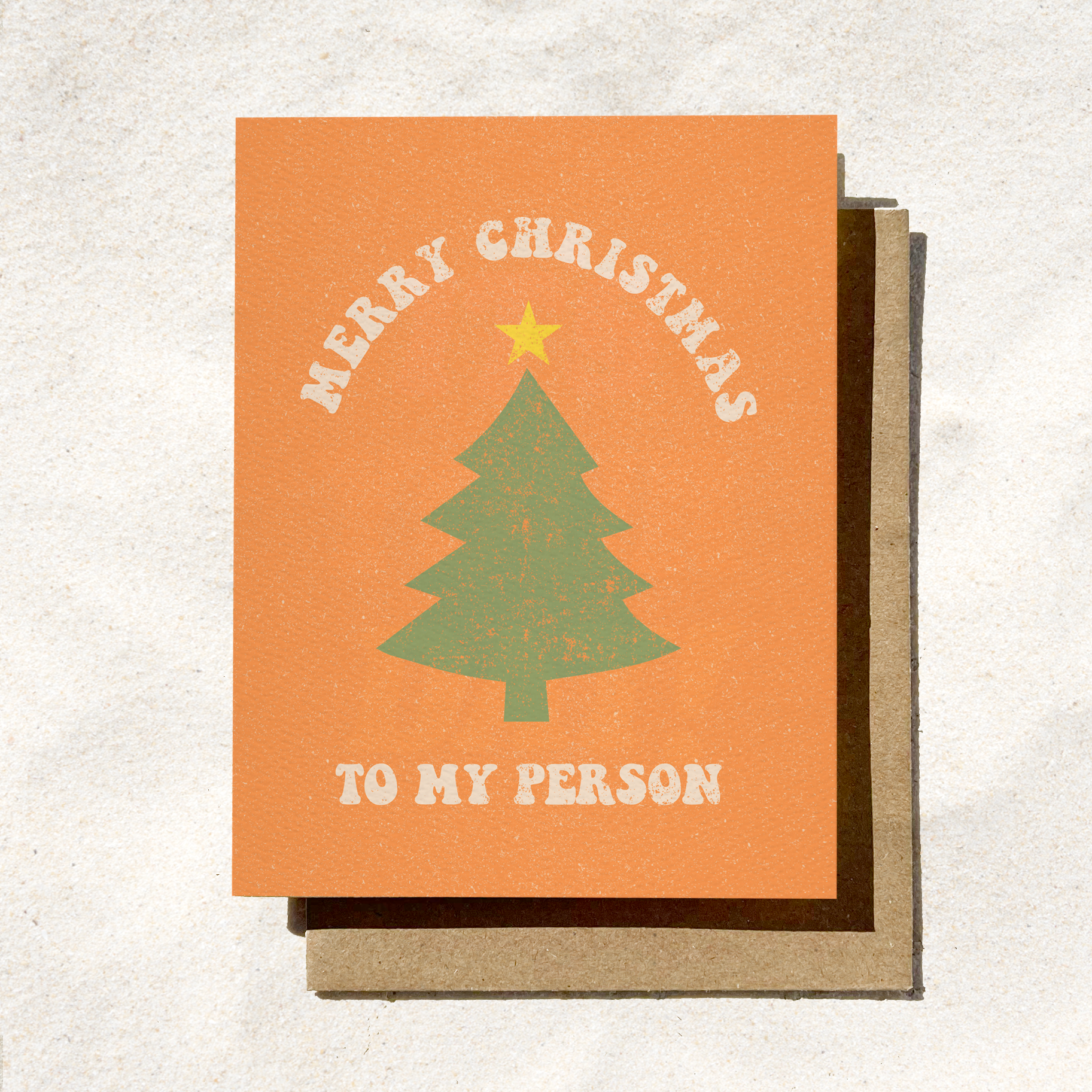 Daydream Prints - Wholesale Christmas Card - Merry Christmas To My Person Card | Card Cute Holiday Card | Tree 5