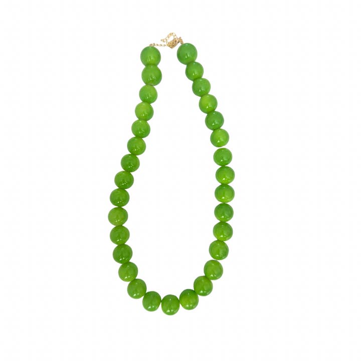 Coco's Beads and Co - Wholesale Beaded/Pearl Necklace - The Colette Necklace- Green
