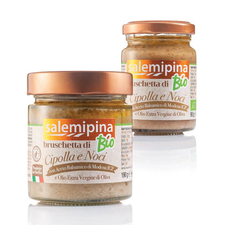 Onion and Walnut Bruschetta with Balsamic Vinegar for wholesale by SALEMI PINA SOC. AGRICOLA SRL