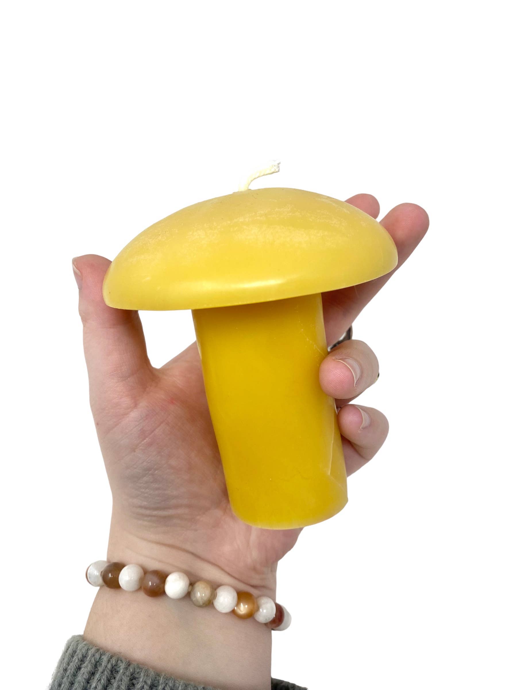 Freedom Rocks - Venta al por mayor Velas de diseño llamativo - Vela grande de cera de abejas con forma de hongo de 4 pulgadas de alto0