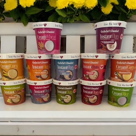 Gabriel & Daniel Wellness Oatmeals - Vente Avoine - Flocons d'avoine et céréales instantanés biologiques - PACK VARIÉTÉ (12 tasses)6