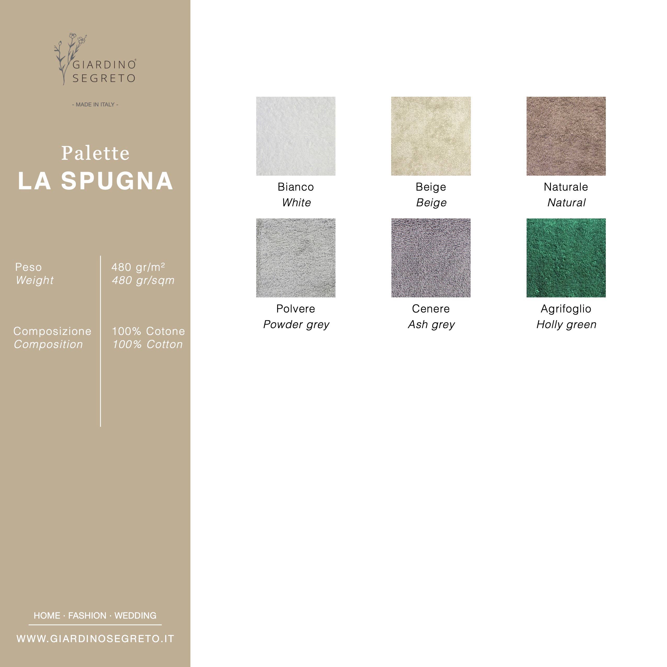 Giardino Segreto – Großhandel Beutel – Damen – Personalisierbare Clutch aus Baumwoll-Frottee3