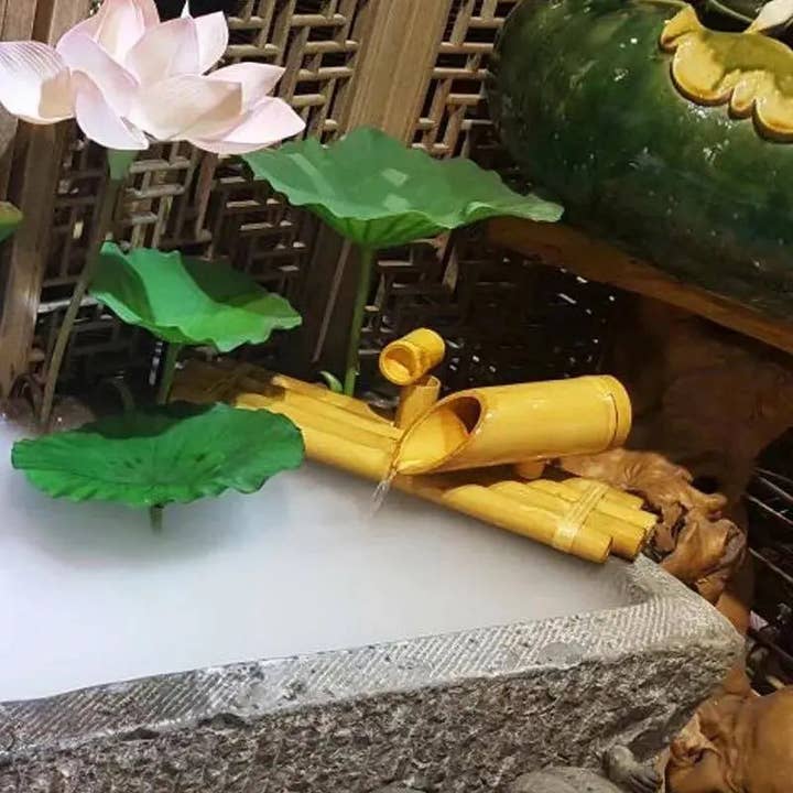 everythingbamboo - Wholesale Outdoor ornament/decor - Bamboo Water Fountain Water Feature Flowing Indoor Outdoor Garden Decoration6