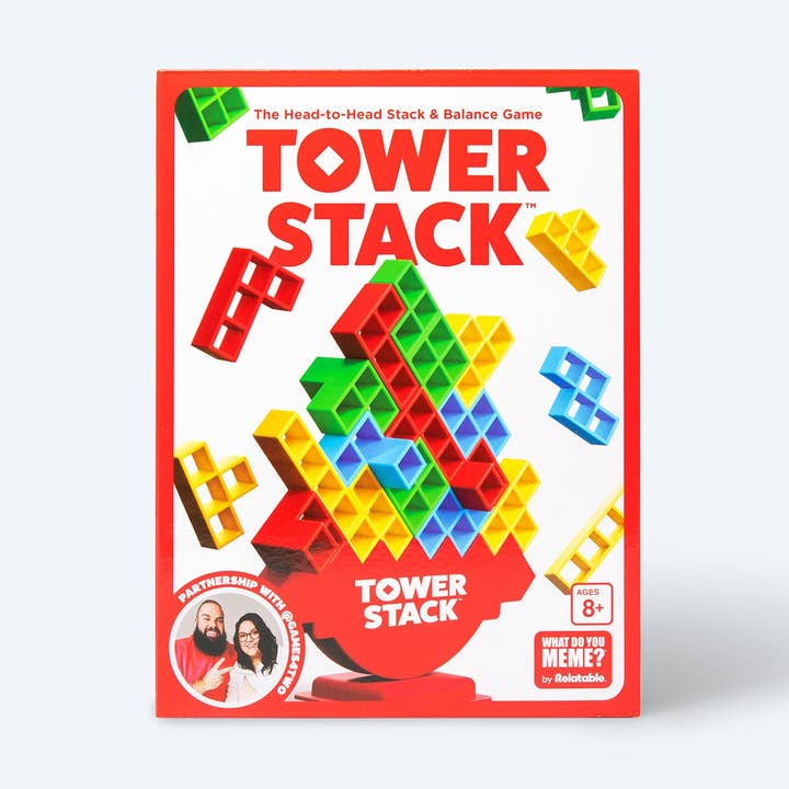 Tower Stack — The Head to Head Stack and Balance Family Game for wholesale by What Do You Meme