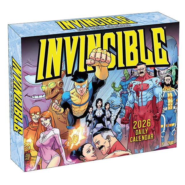 INVINCIBLE© 2026 Boxed Daily Calendar and other Purchase Wholesale invincible. Free Returns & Net 60 Terms on Faire trending on Faire.