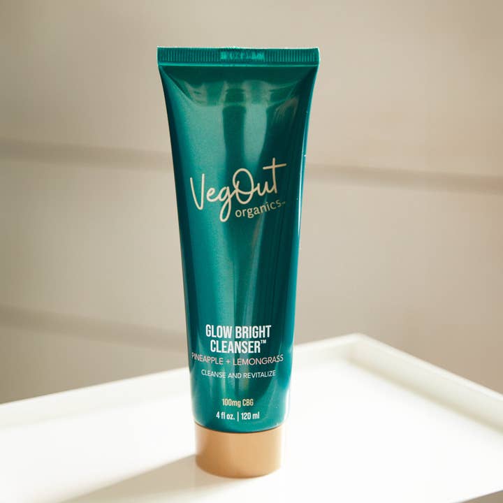 Glow Bright Cleanser for wholesale by Veg Out Organics