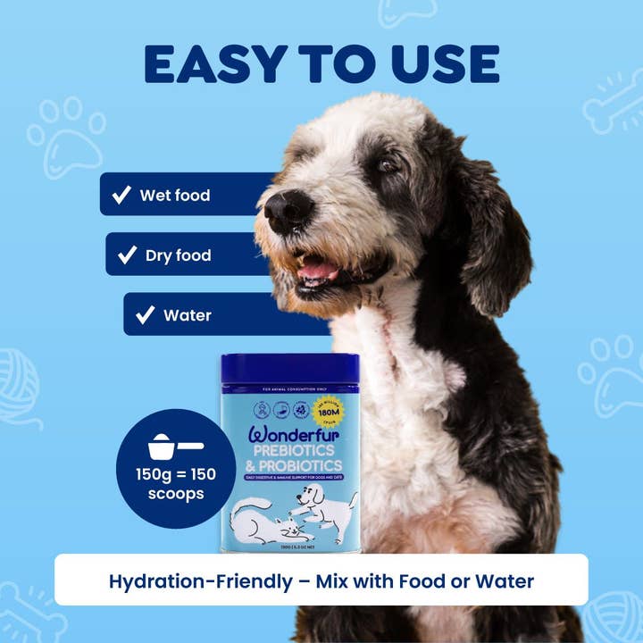 Wonderfur - Wholesale Pet supplement – Cat/dog - Wonderfur Prebiotics & Probiotics for dogs and cats 150g7