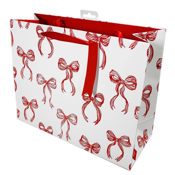 Porte-sac cadeau nœuds festifs - Pack de 12 pour la vente par Deva Designs Ltd