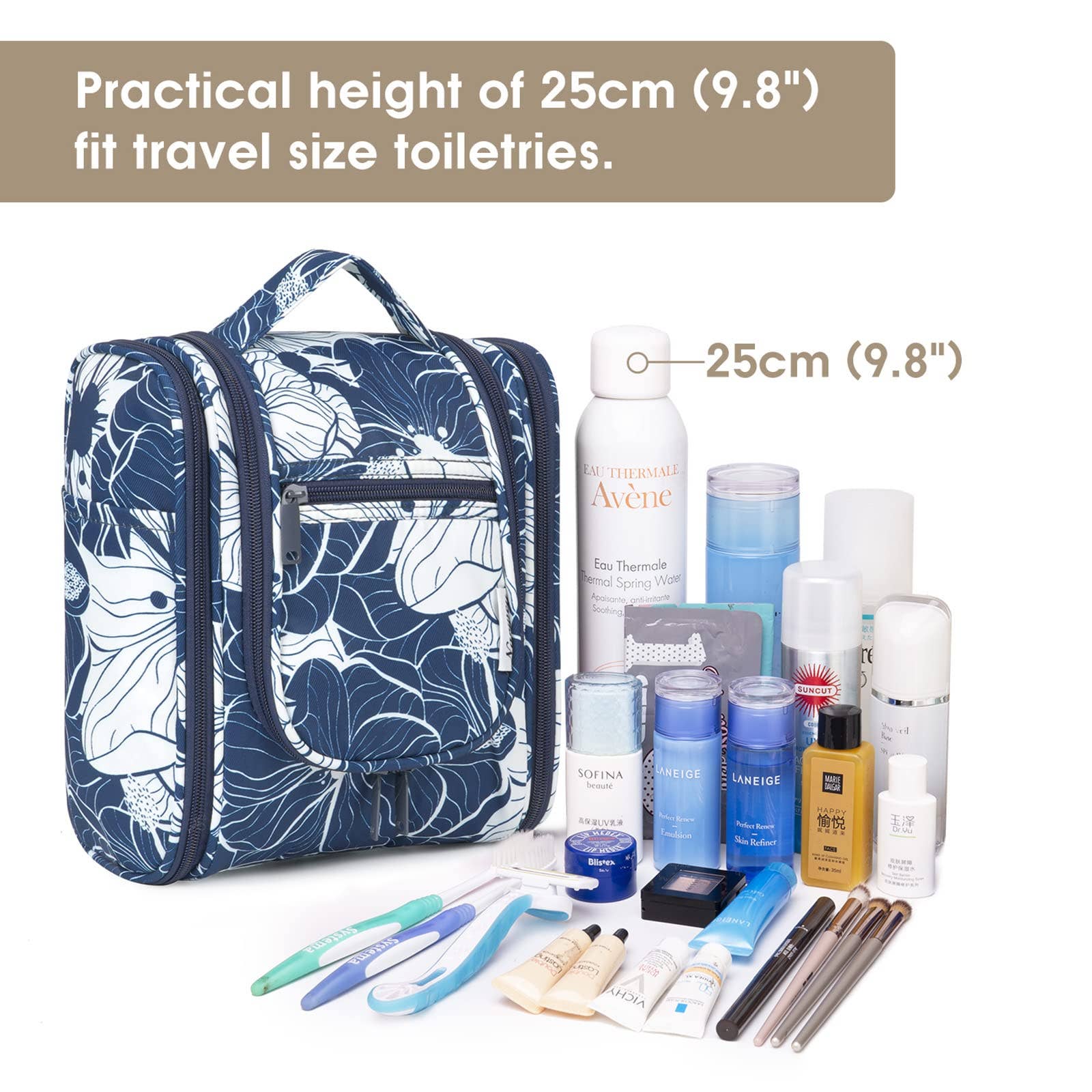 NARWEY INC - Wholesale Toiletry Bag - Women's - Large Hanging Toiletry Bag With Hook Cosmetics Organizer239