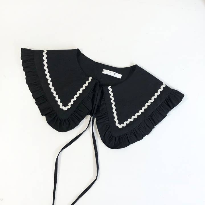 Mustard Monday – wholesale Blouse – Women’s – Detachable Collar, Ric Rac Collar, Frill collar5