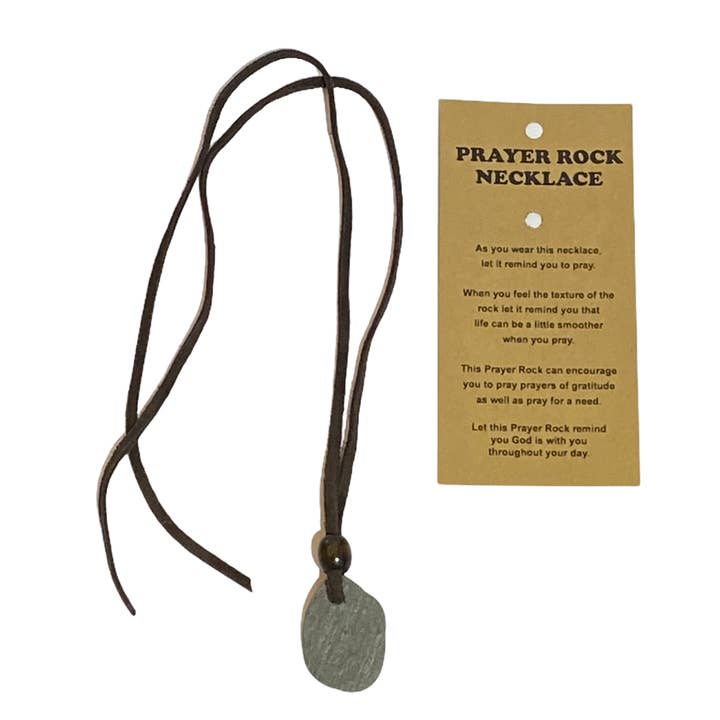 Joshua Jar - Wholesale Pendant/Charm Necklace - Prayer Rock Necklaces