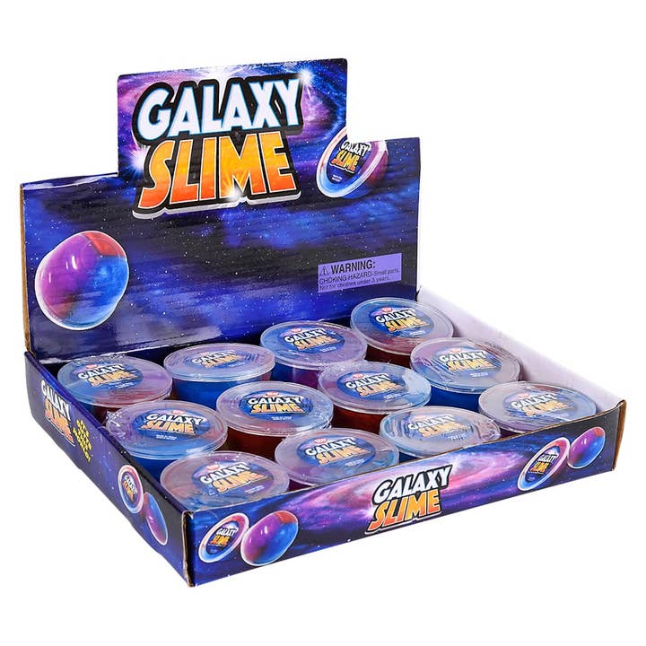 La Luna Bella - Toys - Wholesale Putty/Slime - Kids - 2.25" GALAXY SLIME TUBS LLB Slime & Putty