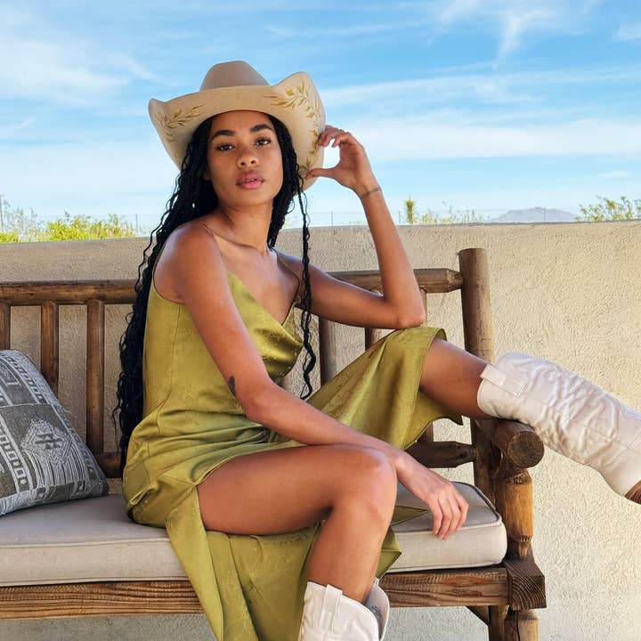 Wild as Heck - Wholesale Cowboy Hat - Women's - The Western Kingsley (cattleman, western, wool) 2