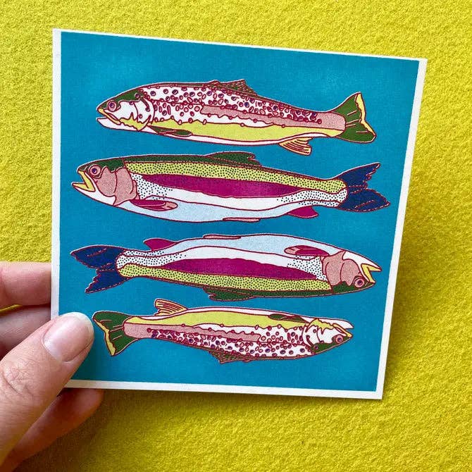 Caroline Clark - Wholesale Postcard - Desert Animal Postcards - Single Design 4 pack