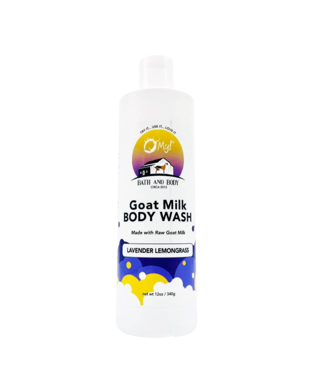 O My! Bath and Body - Wholesale Body Wash/Shower Gel - O My! Goat Milk Body Wash | Excellent for all Skin Types | Free of Parabens & More | Handcrafted in USA2