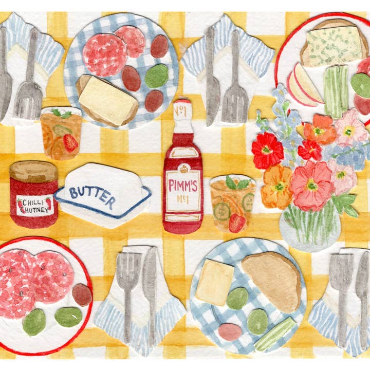 Pimms & Pickings, Lykønskningskort for engroshandel hos Mimi Dickson