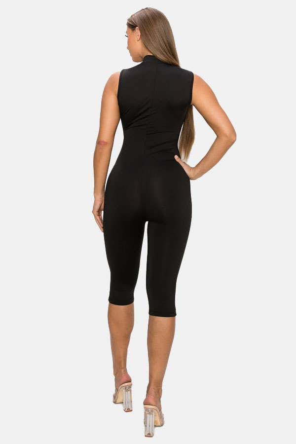 H&H Fashion Inc. - Wholesale Romper - Women's - HH531X-SD - Front Zipper Romper with Mask2