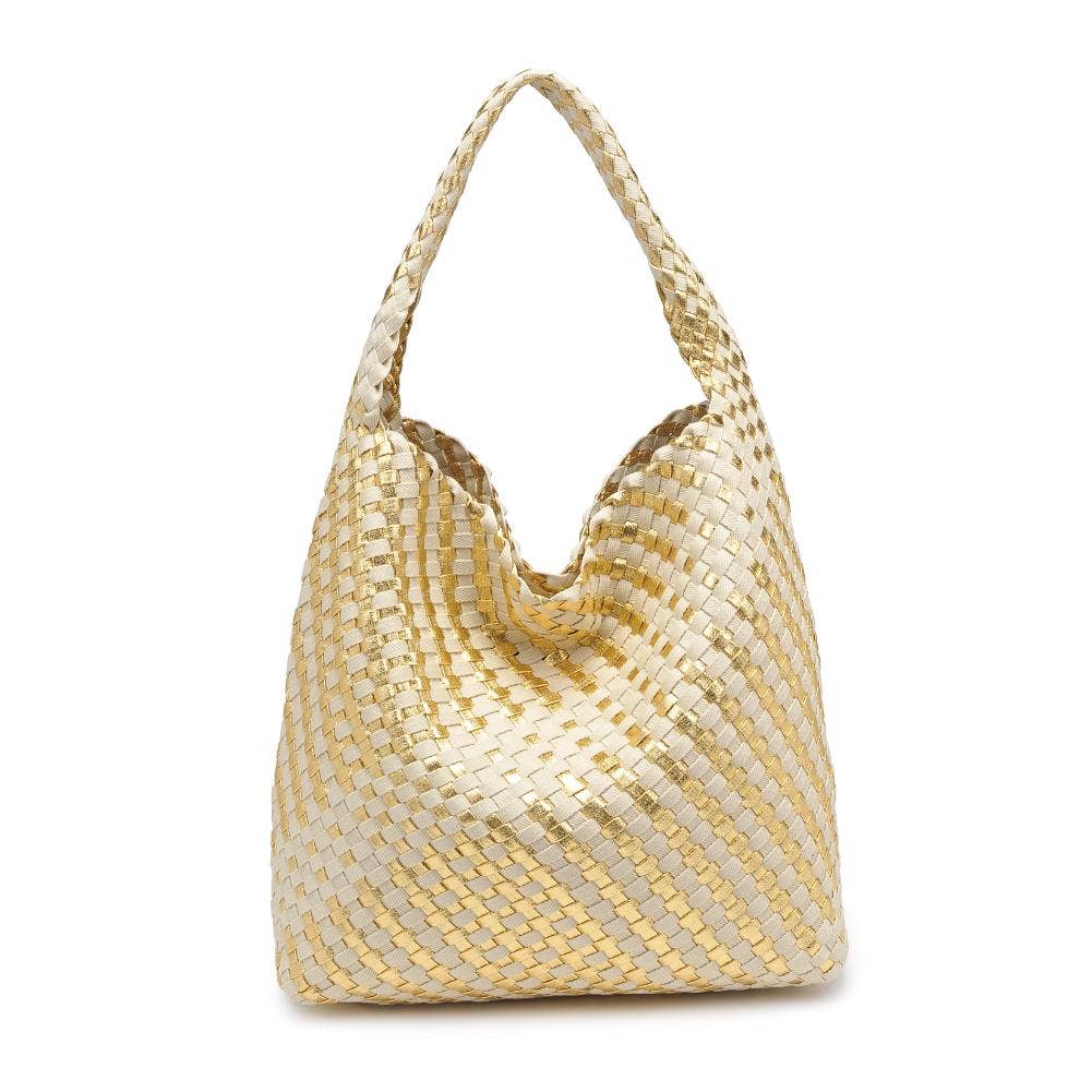 Moda Luxe – wholesale Shoulder bag – women's – Ellery Mixed Material Woven Hobo4