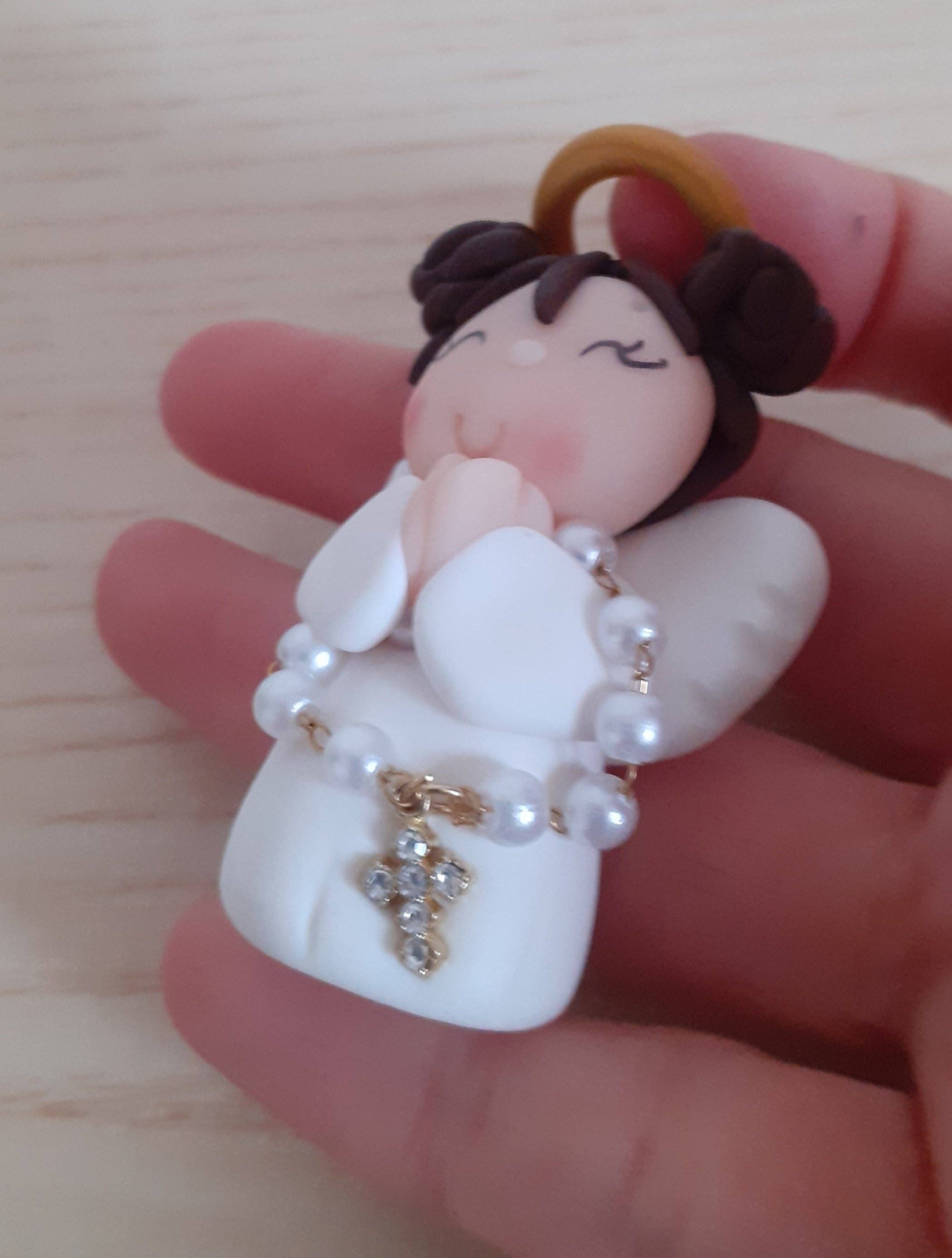 SabrinaDesign - Vente Sachet cadeau/boîte cadeau pour invités - Bonbonnière ange chapelet, bonbonnières naissance, bonbonnières baptême, bonbonnières communion3