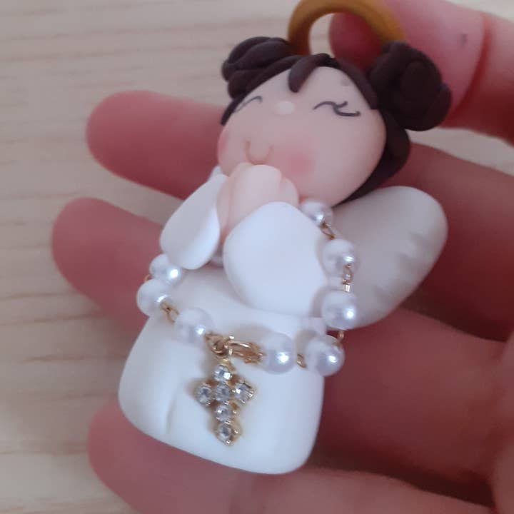 SabrinaDesign - Wholesale Party Favor Bag/Box - Angel rosary favor, birth favors, baptism favors, communion favors3