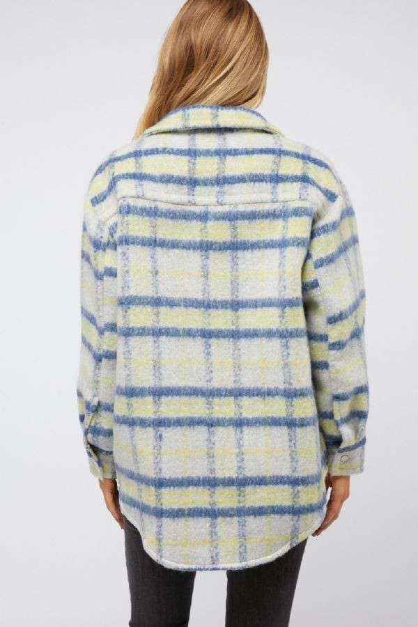 Davi & Dani - Wholesale Jacket - Women's - PLUS PLAID BUTTON DOWN JACKET3