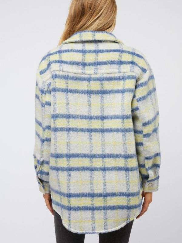 Davi & Dani - Wholesale Jacket - Women's - PLUS PLAID BUTTON DOWN JACKET3