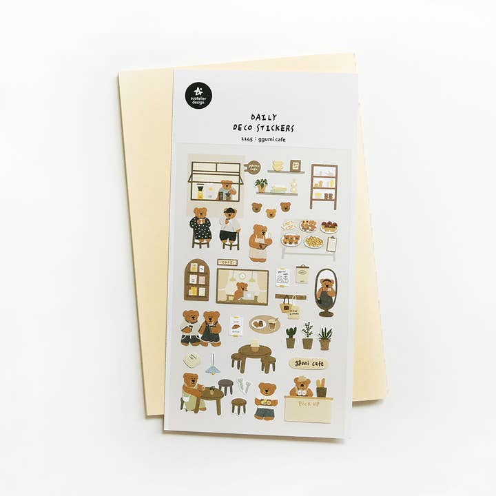 Suatelier design - Wholesale Sticker - Ggumi Cafe